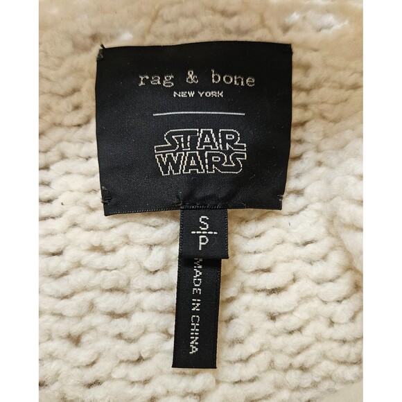 RAG & BONE x Star Wars Merino Wool Sweater Women's Small Limited Edition Cream - Picture 7 of 9